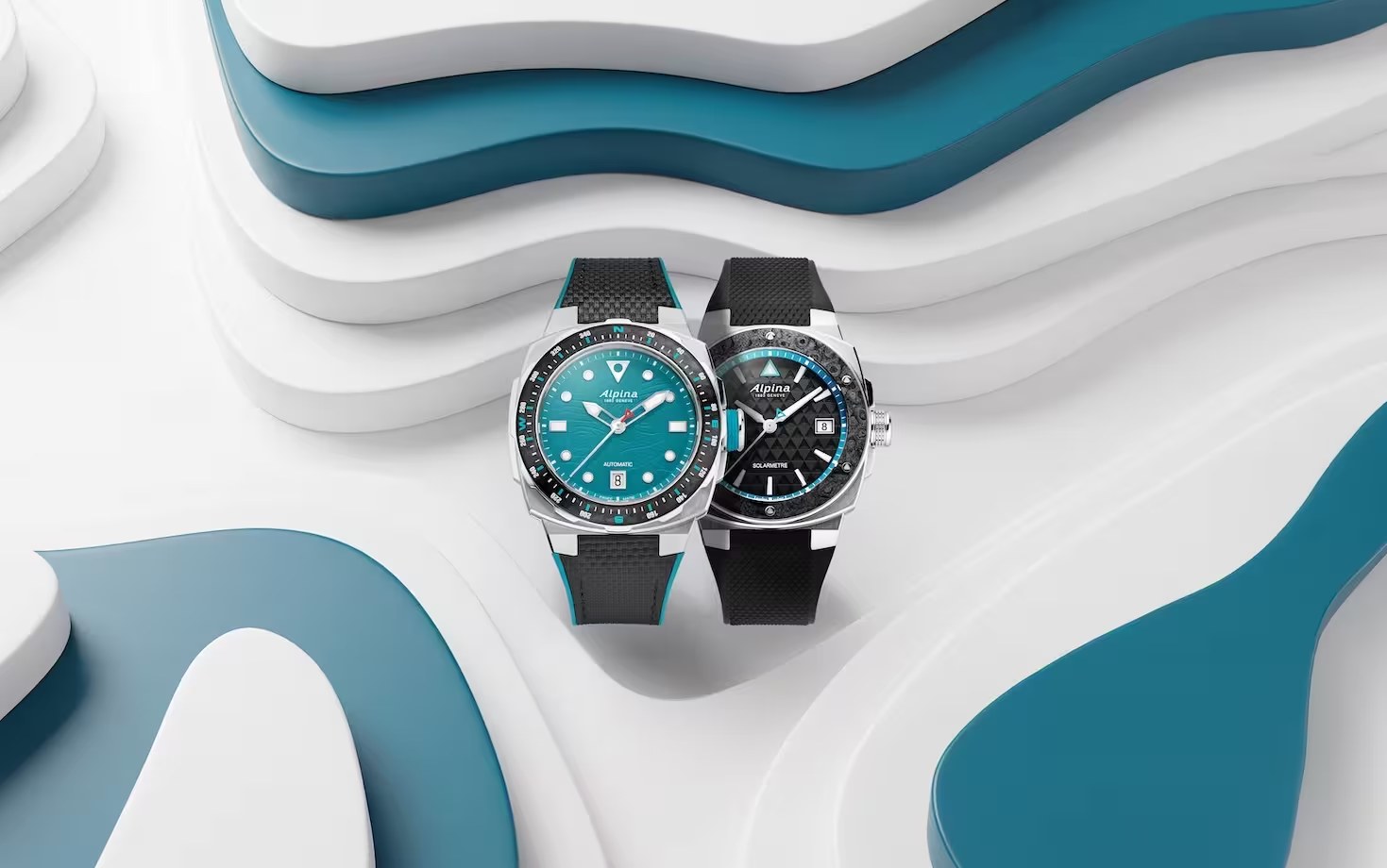Les deux montres Alpina de la Route du Rhum - Destination Guadeloupe 2026, dont l'Alpiner Extreme Solarmetre