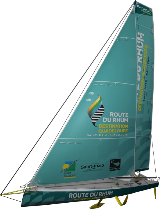 IMOCA aux couleurs de la Route du Rhum - Destination Guadeloupe dans le jeu Virtual Regatta