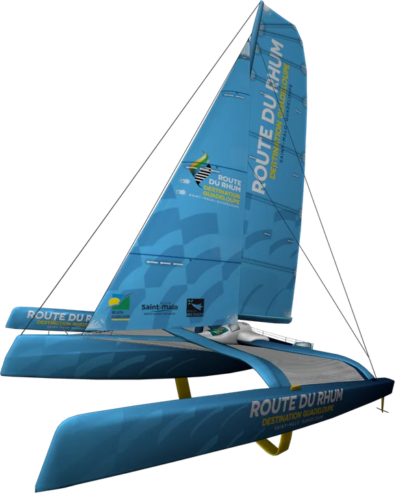 Ocean Fifty aux couleurs de la Route du Rhum - Destination Guadeloupe dans le jeu Virtual Regatta