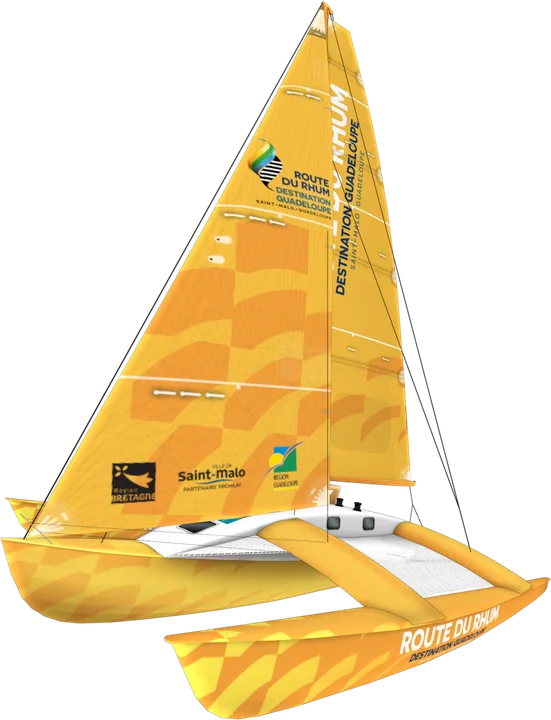 Vintage Multi aux couleurs de la Route du Rhum - Destination Guadeloupe dans le jeu Virtual Regatta